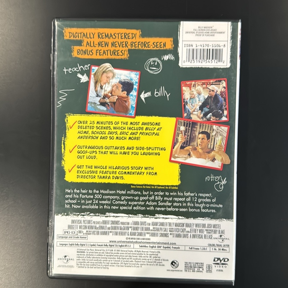Billy Madison - DVD - Picture 2 of 4